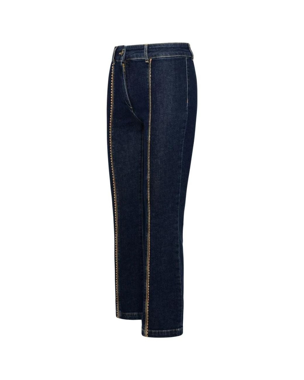 Moschino Blue Cropped Jeans