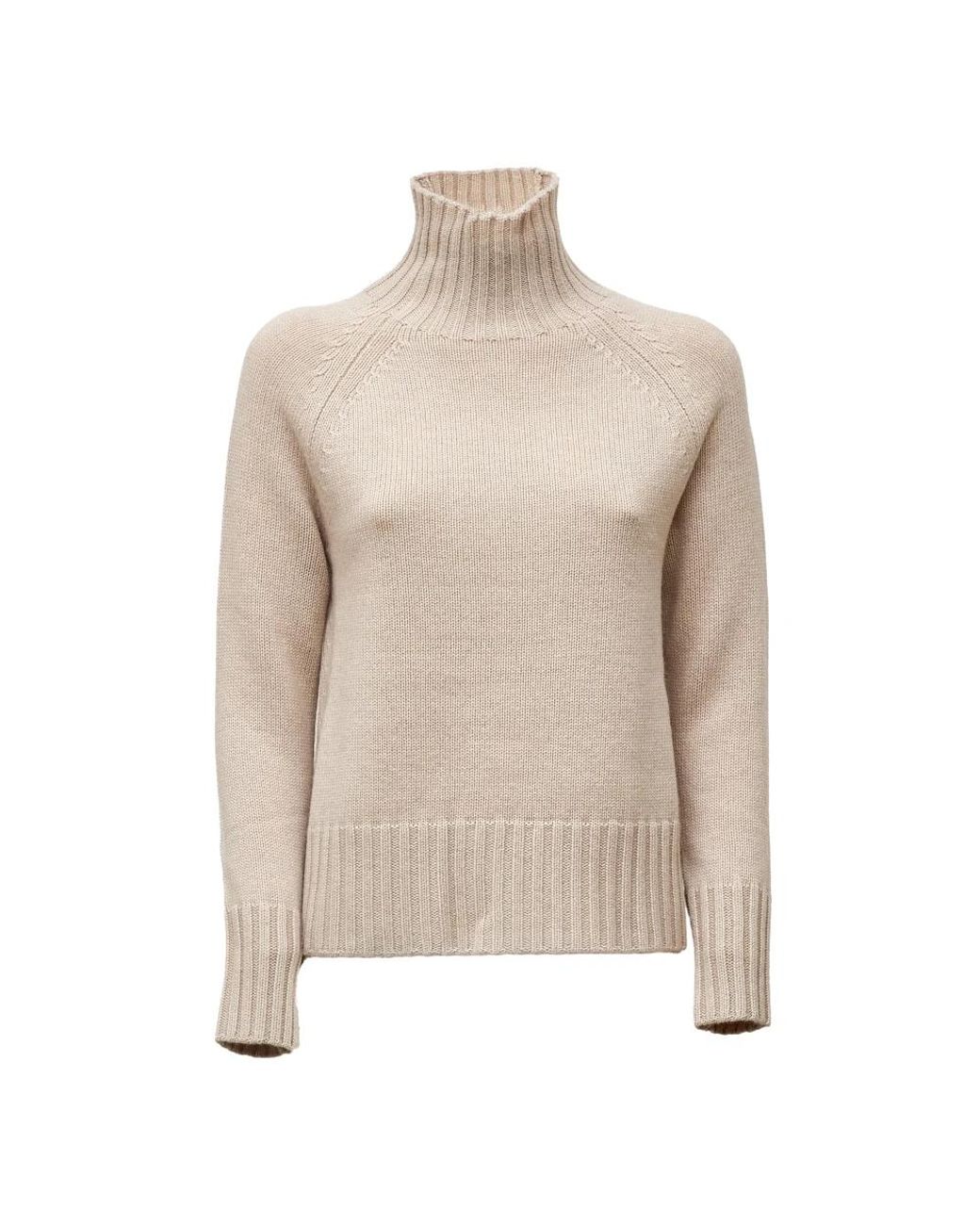 Max Mara Natural Turtlenecks