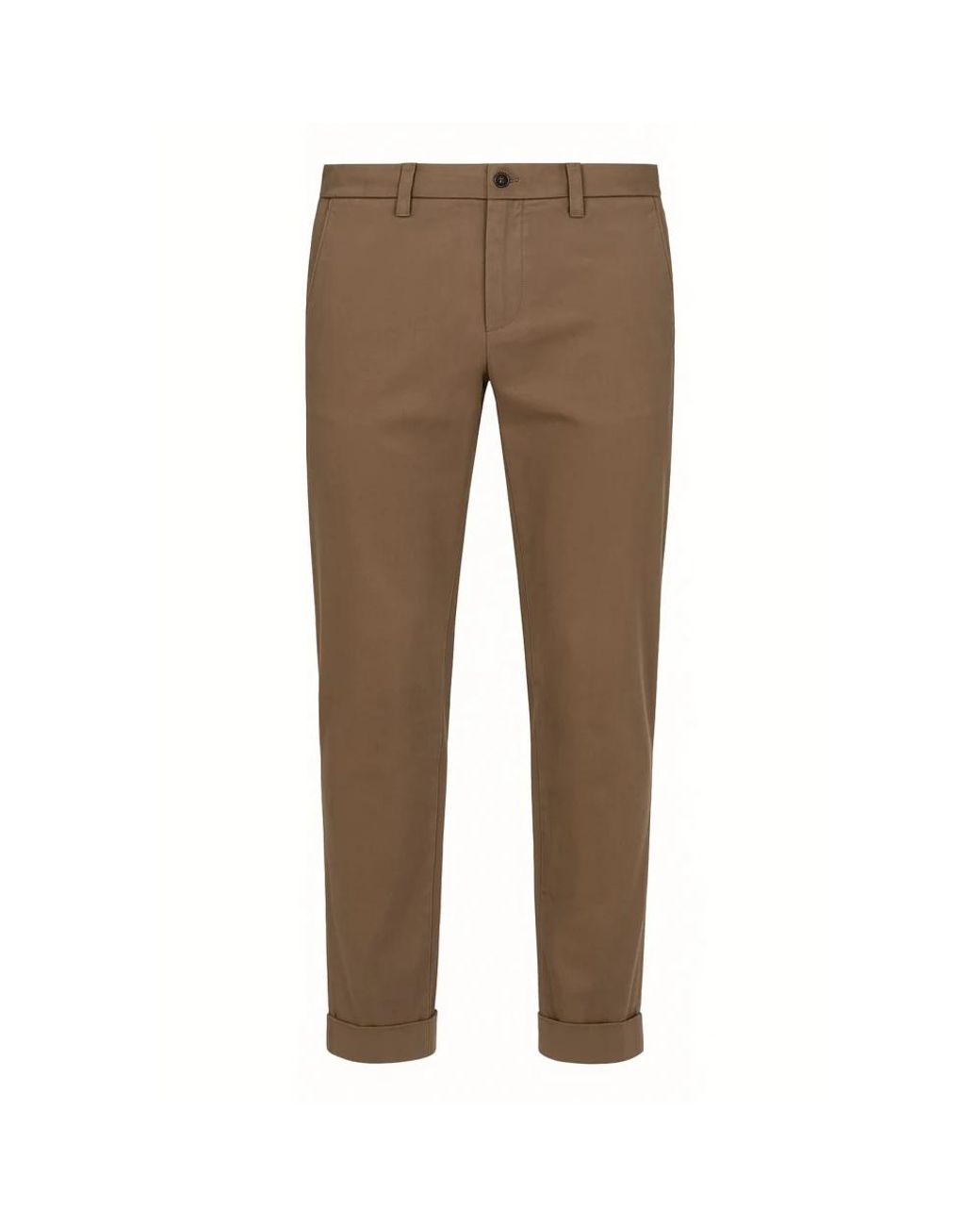 BRIGLIA Brown Chinos for men