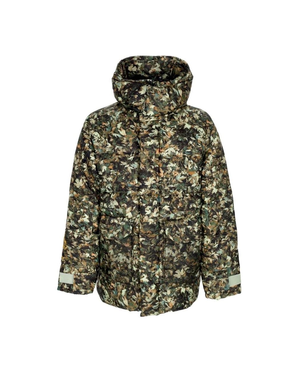 The North Face Green Long Down Jacket 73 Logo Parka for men