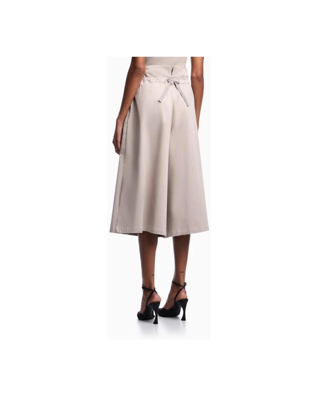 Emporio Armani Natural Wide Trousers