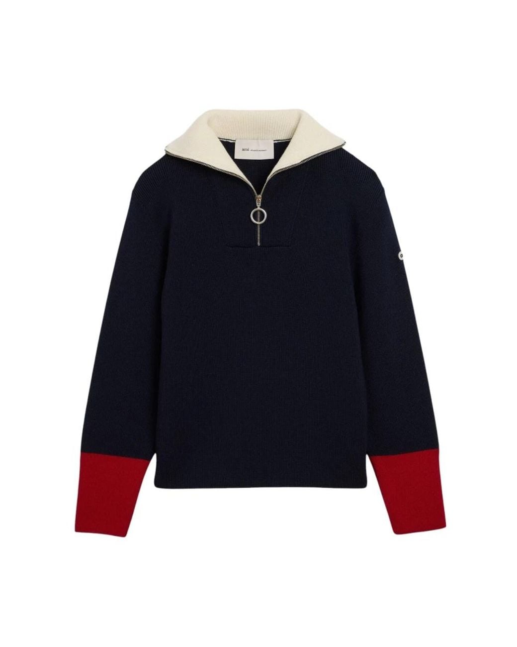 AMI Blue Zip-Throughs for men