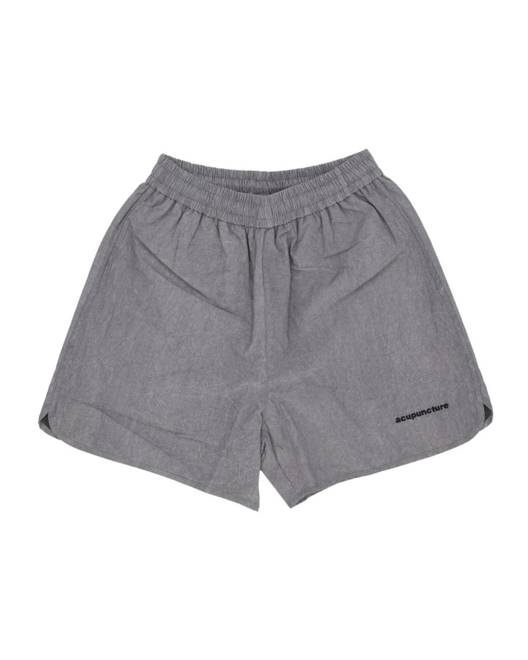 Acupuncture Korte Broeken ,Grijs ,Katoen Stretch Shorts in het Gray voor heren