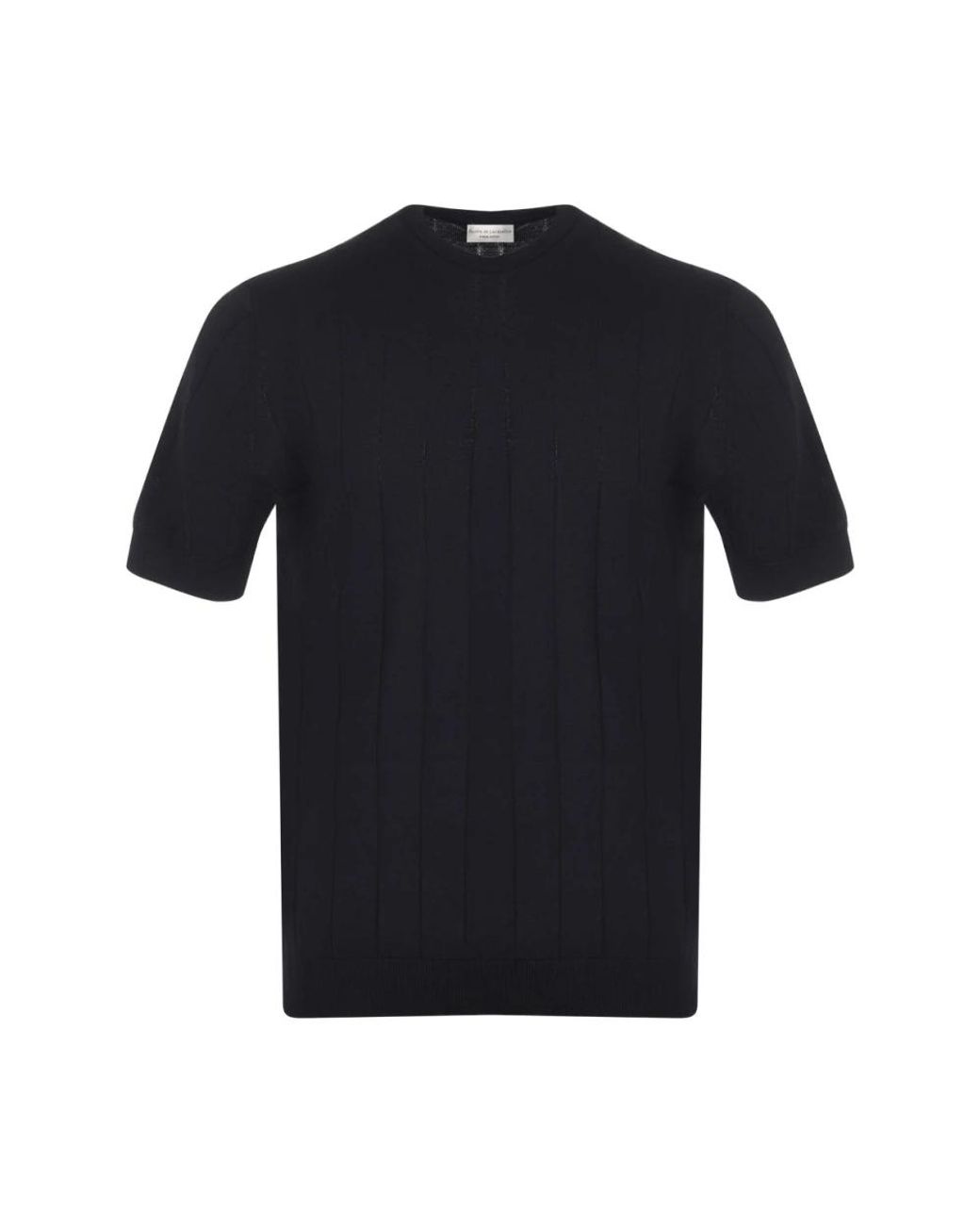 FILIPPO DE LAURENTIIS Black Round-Neck Knitwear for men