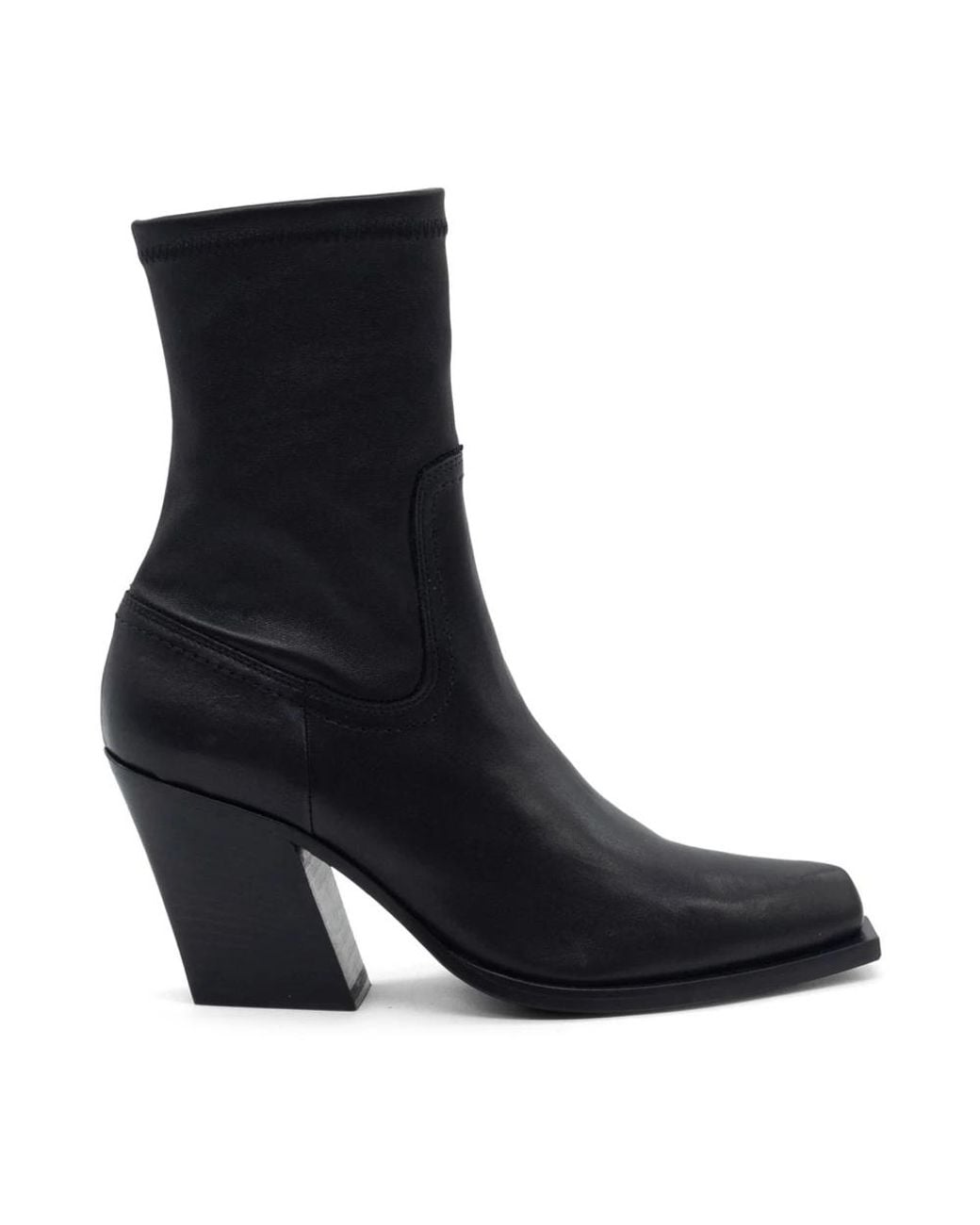 Vic Matié Black Cowboy Boots