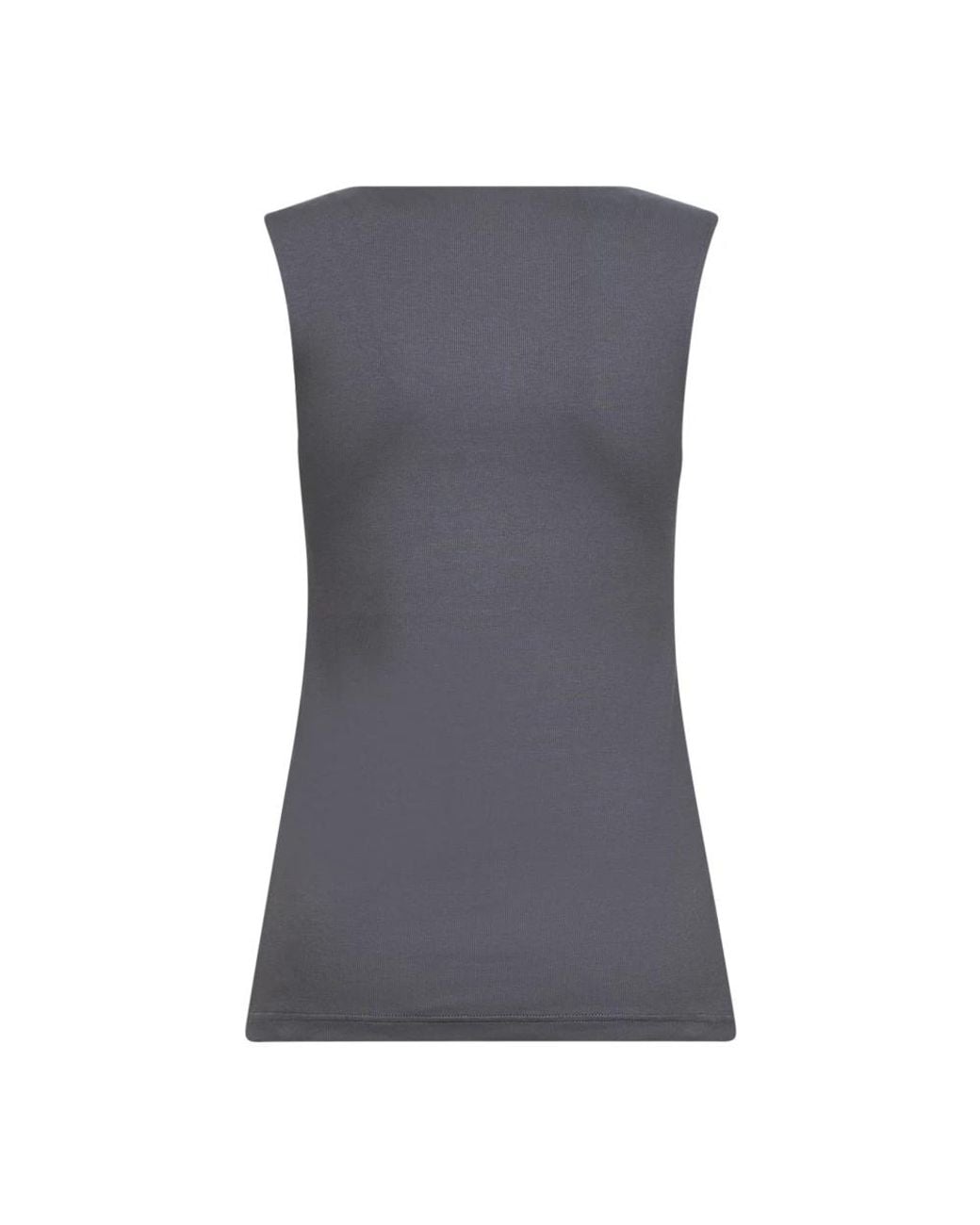 Blanca Vita Gray Sleeveless Tops