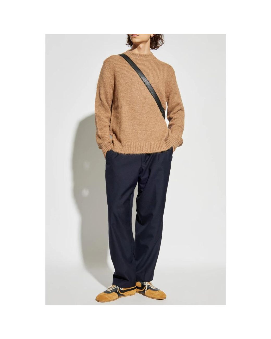 Jil Sander Wollpullover in Natural für Herren