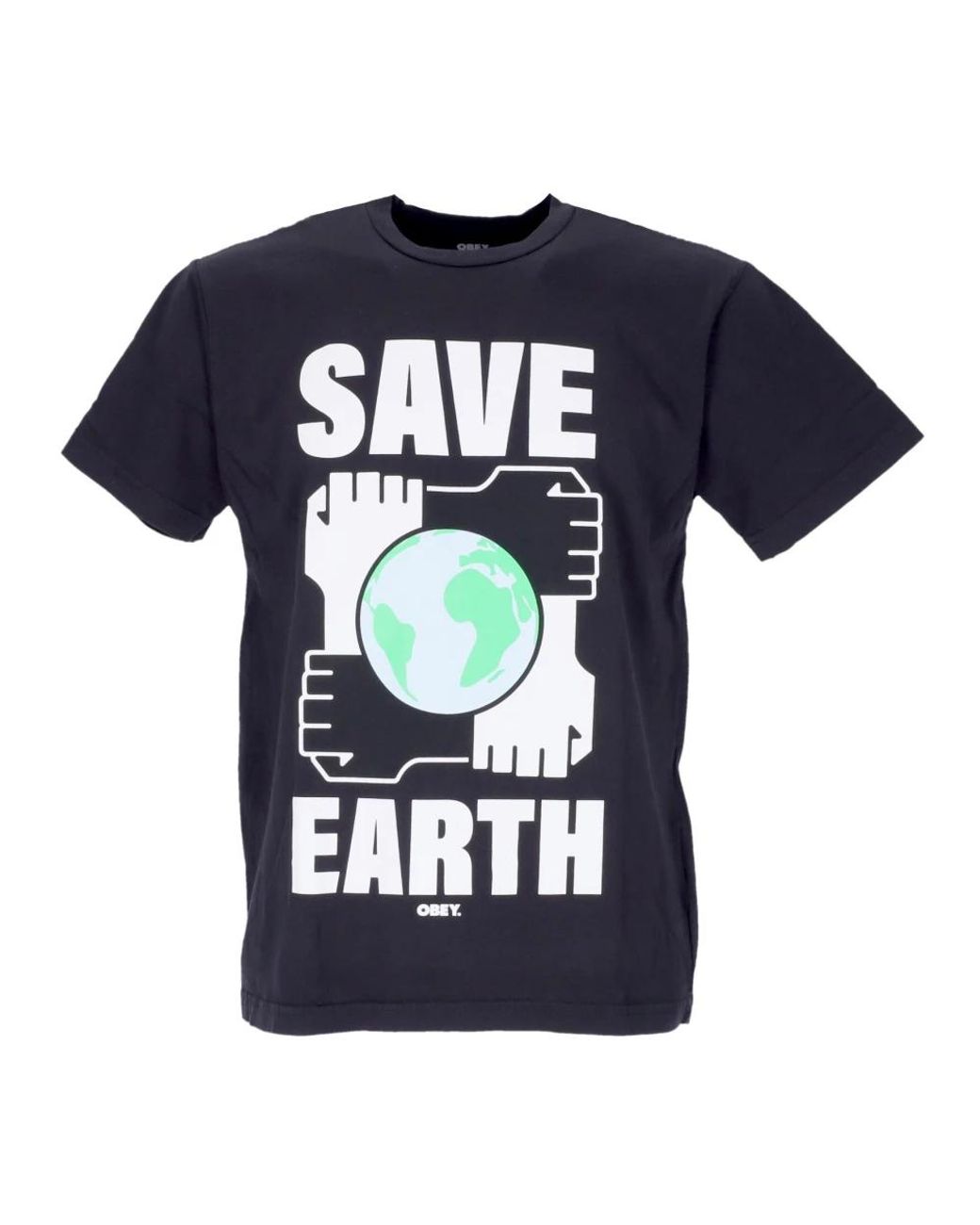 Obey Blue T-Shirts for men