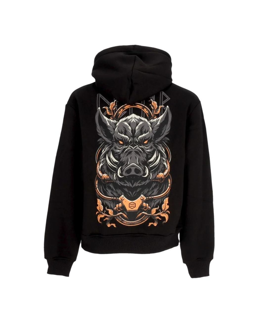 DOLLY NOIRE Black Hoodies for men