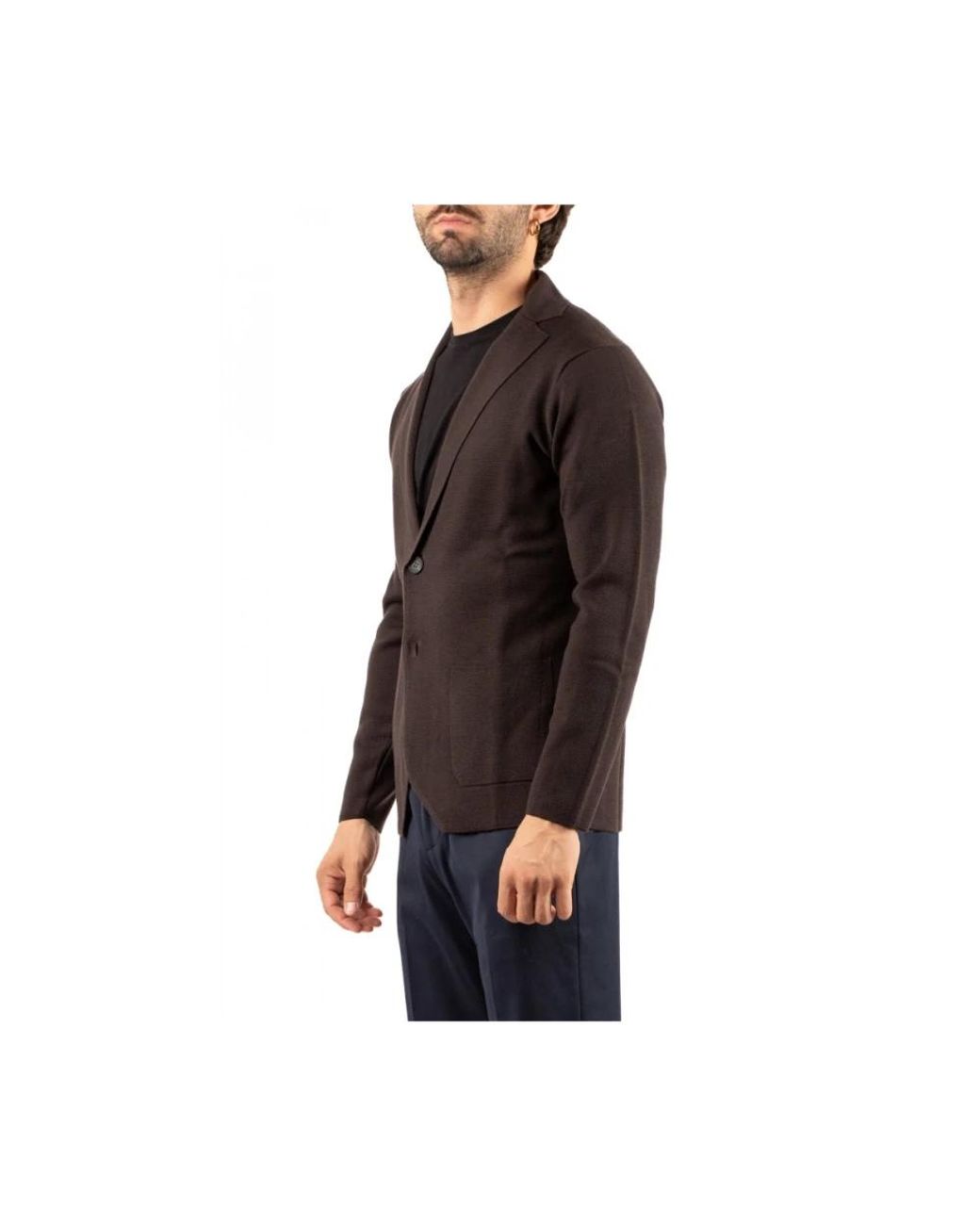 FILIPPO DE LAURENTIIS Black Blazers for men