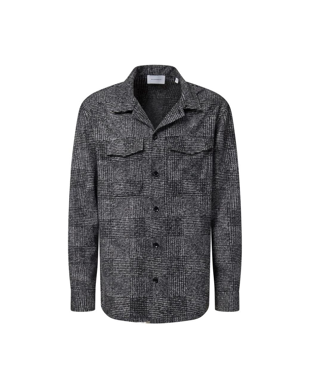 Baldessarini Jassen ,Zwart ,Oscar Overshirt in het Gray voor heren