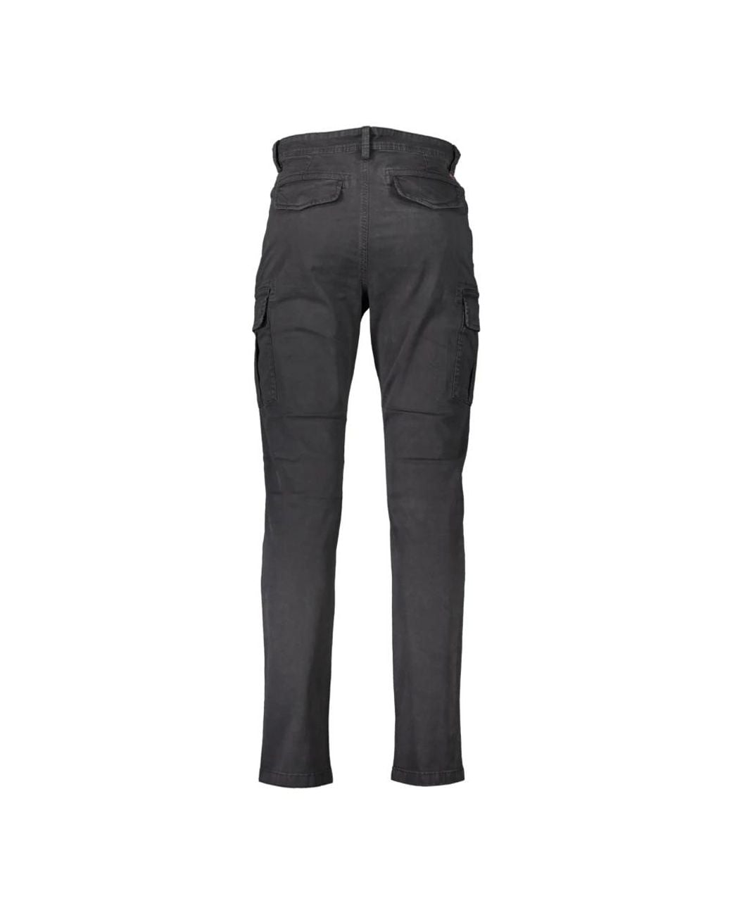 Napapijri Gray Slim-Fit Trousers for men