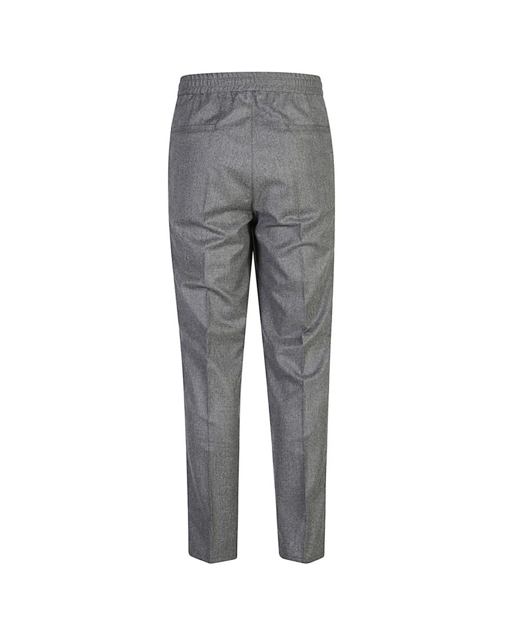 Slim-Fit Trousers Brunello Cucinelli de hombre de color Gray