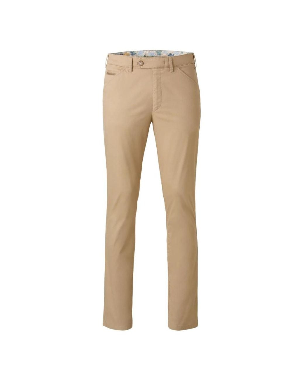 Meyer Natural Slim-Fit Trousers for men