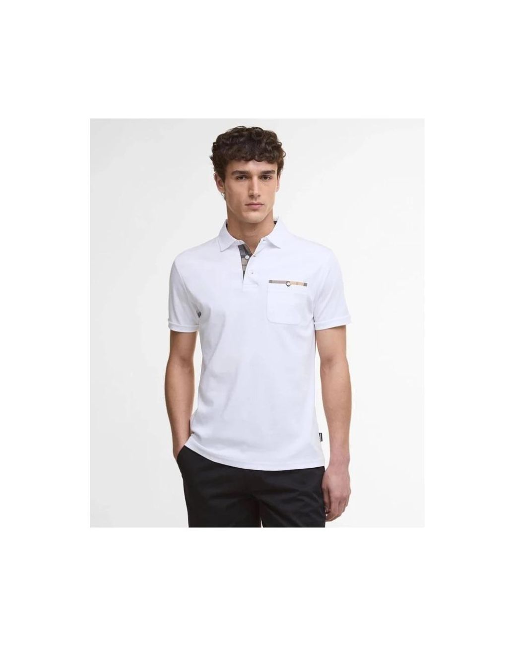 Barbour White Polo Shirts for men