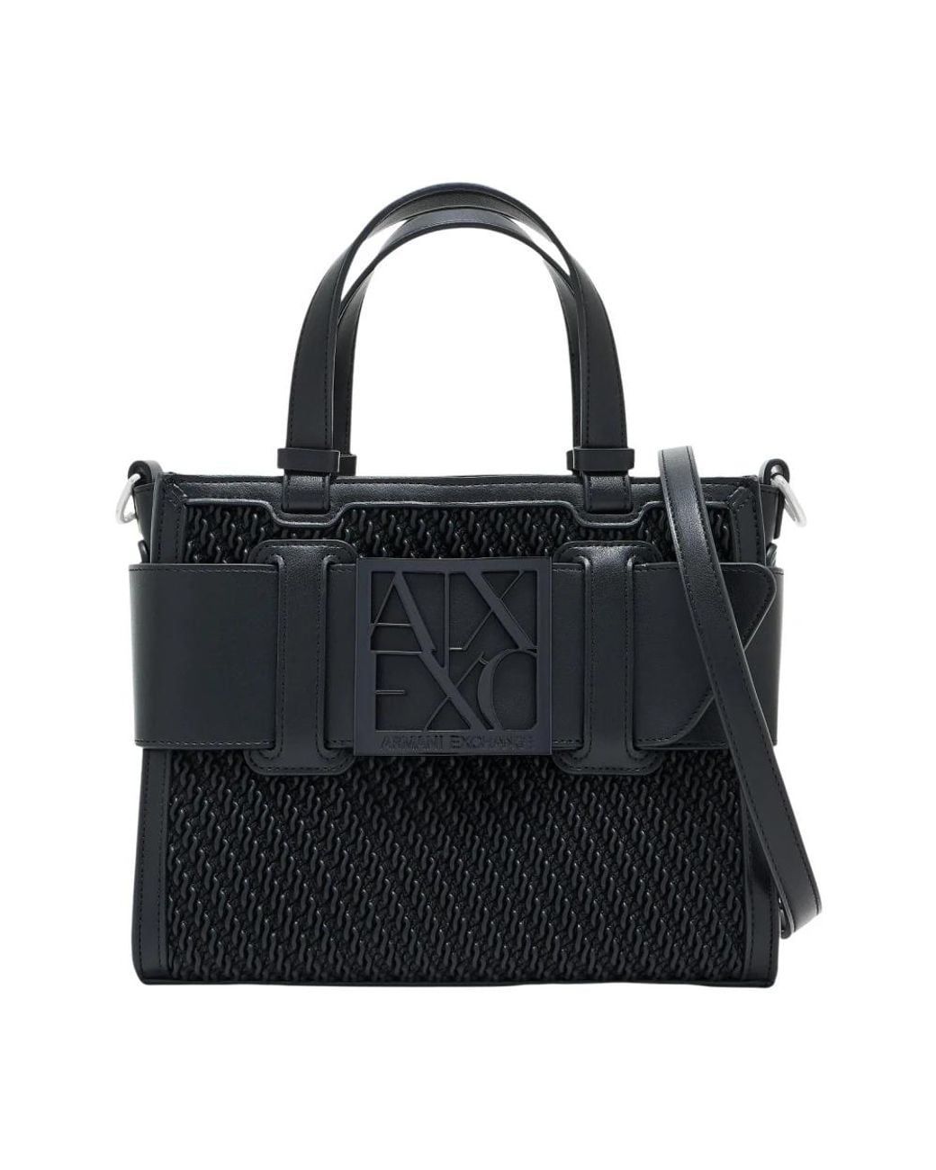 ARMANI EXCHANGE Black Shopping Bags