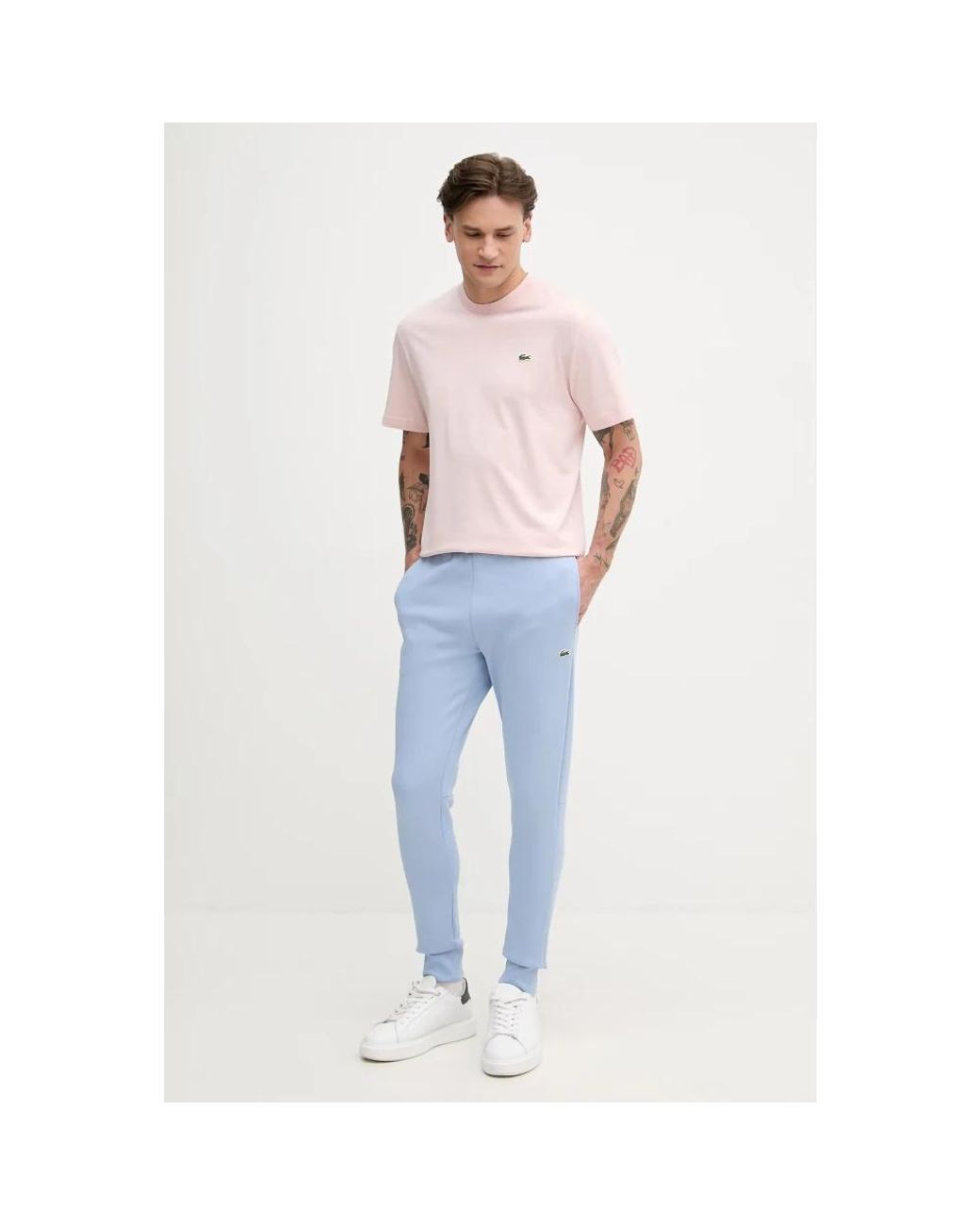 Sweatpants Lacoste pour homme en coloris Blue