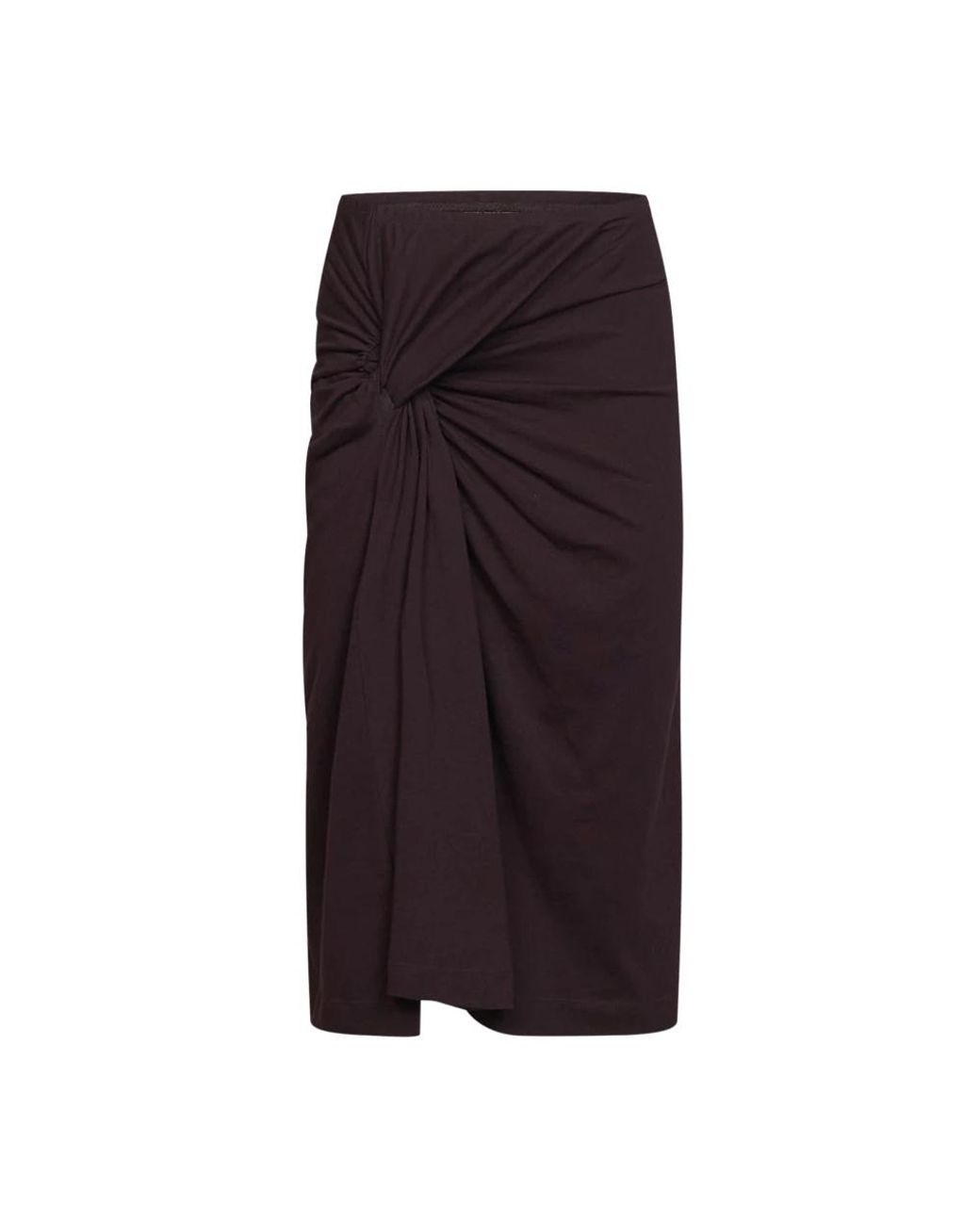 Dries Van Noten Midi Rok in het Brown