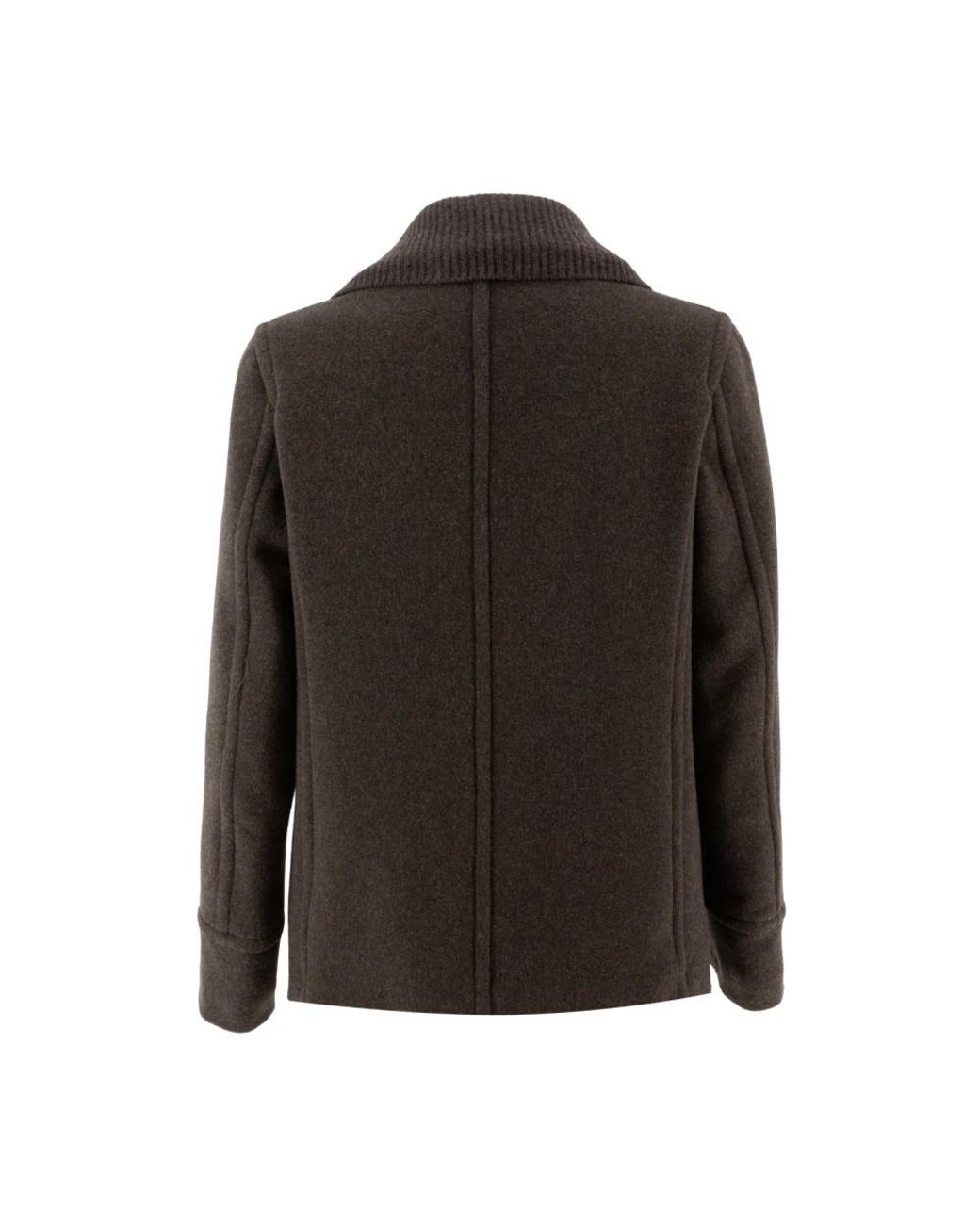 Paul & Shark Black Double-Breasted Coats for men