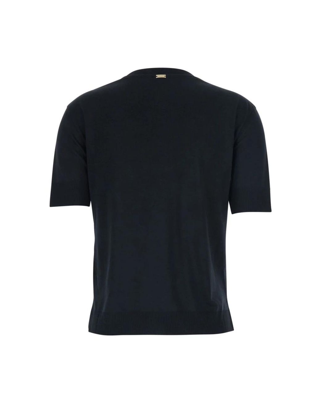 Herno Black Round-Neck Knitwear