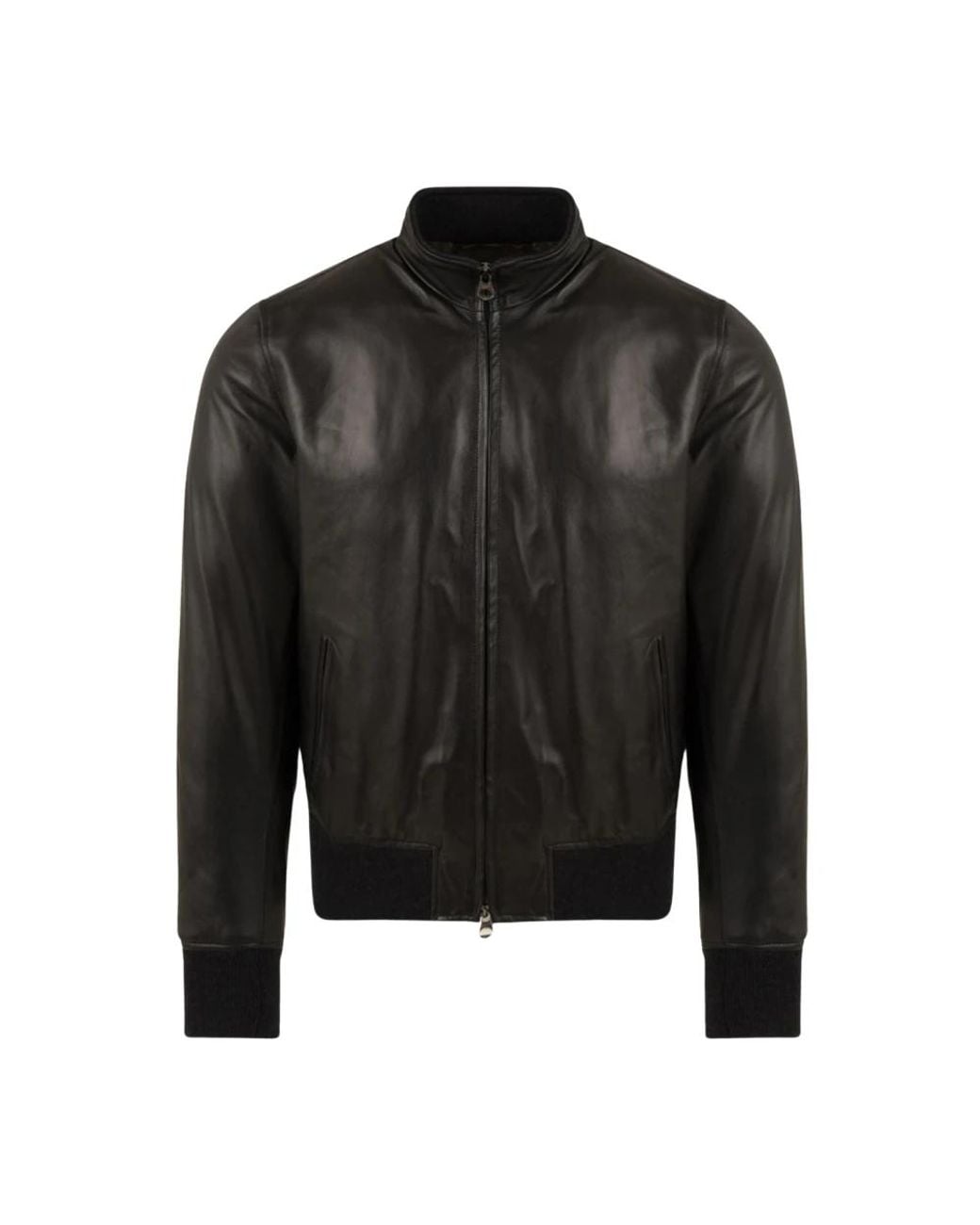 Stewart Black Bomber Jackets for men