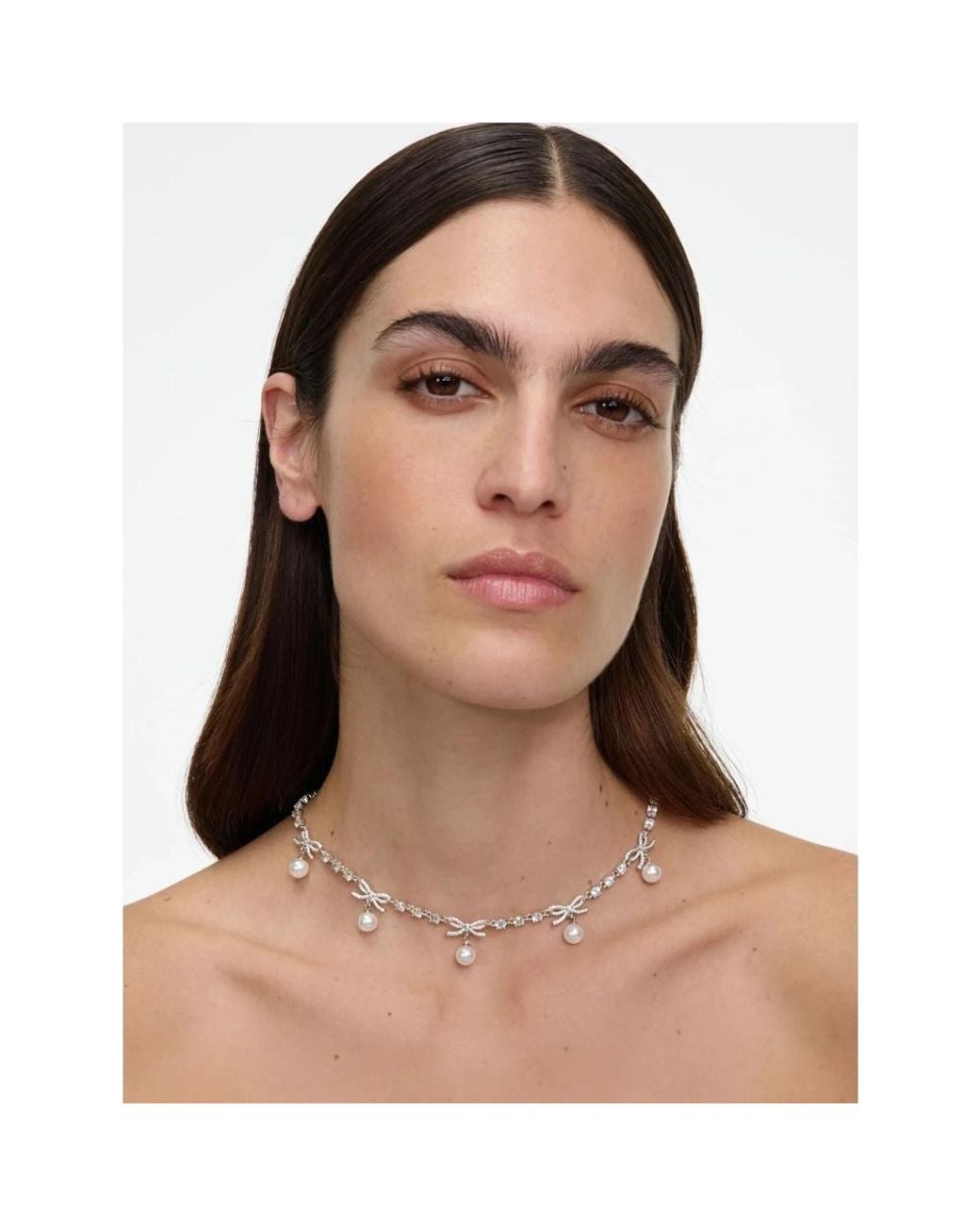 Self-Portrait Metallic Necklaces