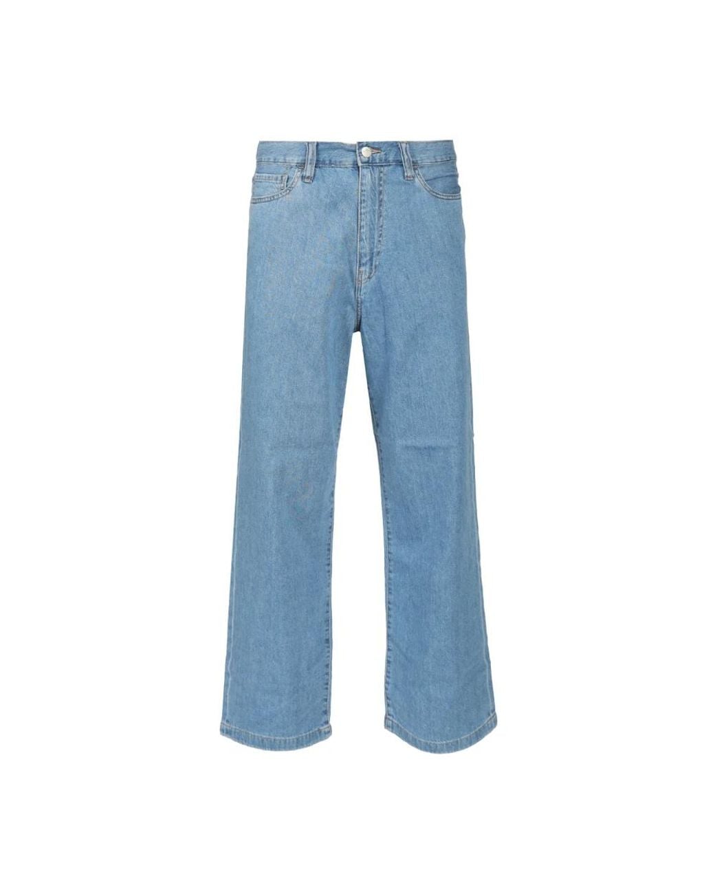 Carhartt Blue Straight Fit Jeans for men