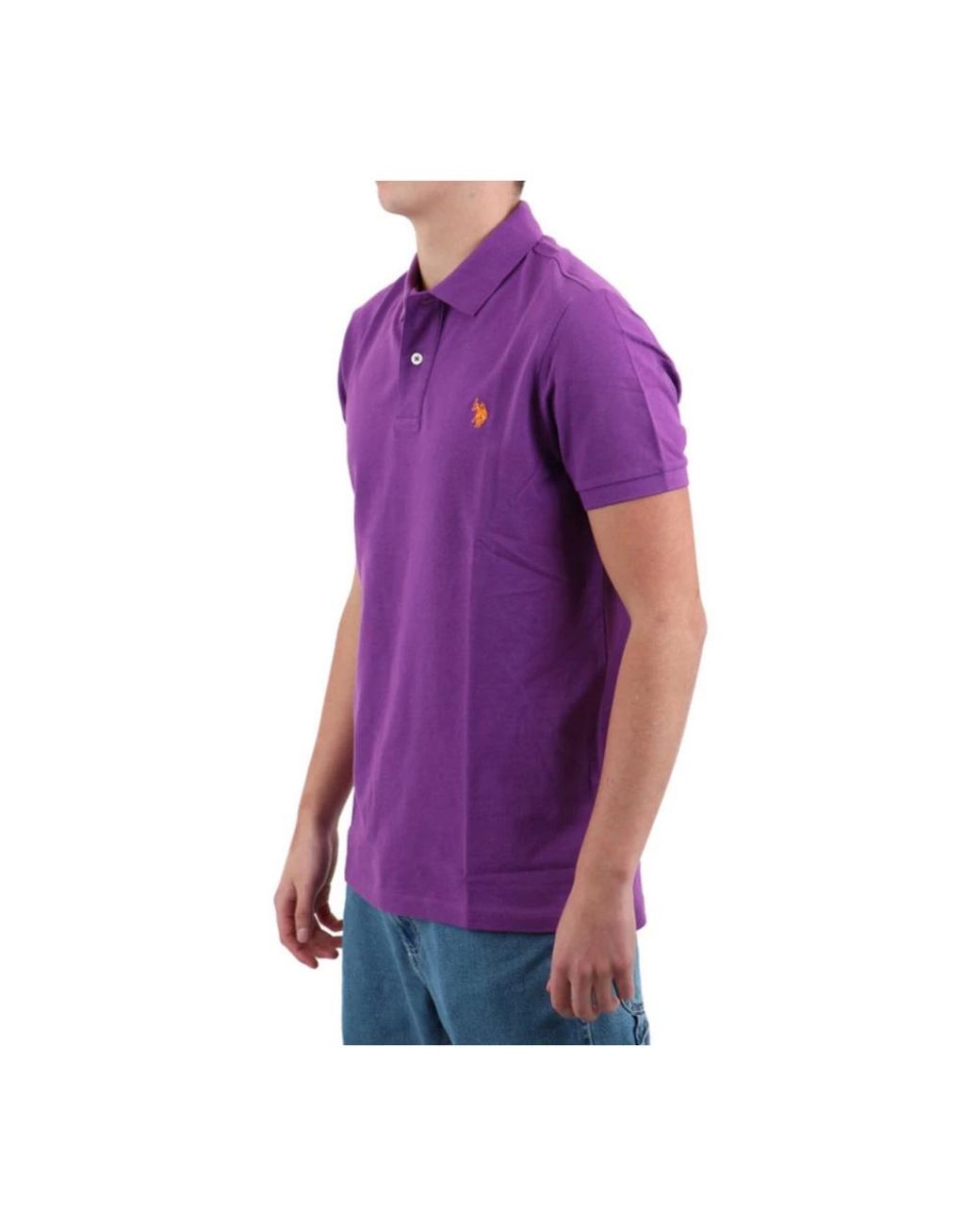 U.S. POLO ASSN. Purple Polo Shirts for men