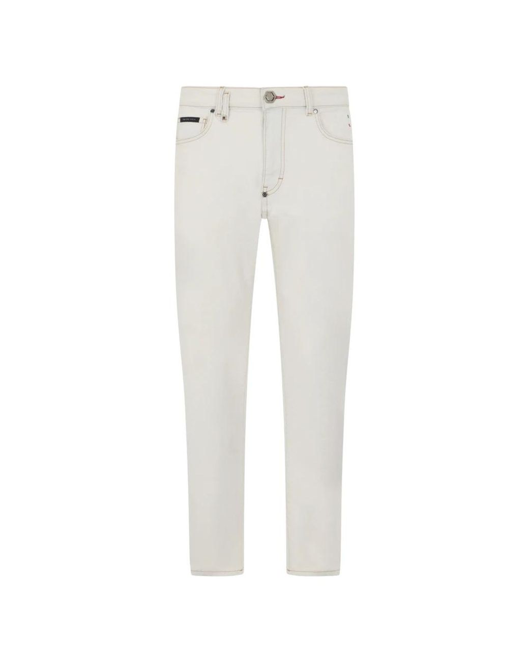 Philipp Plein Detroit Fit Jeans Basic in het Gray voor heren
