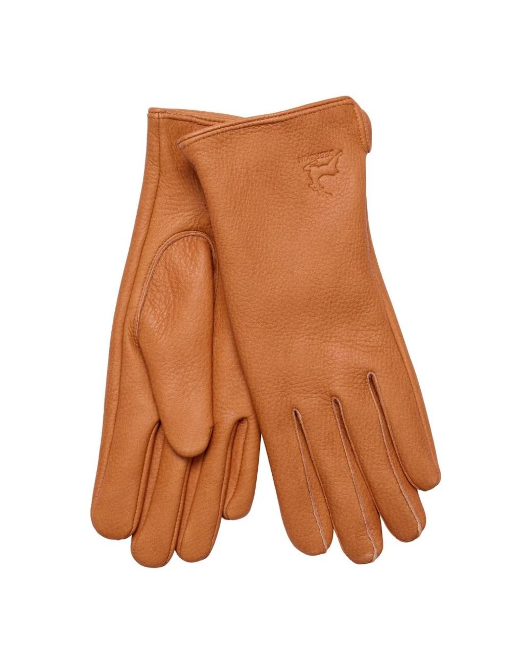 Notyz Brown Hirschlederhandschuhe