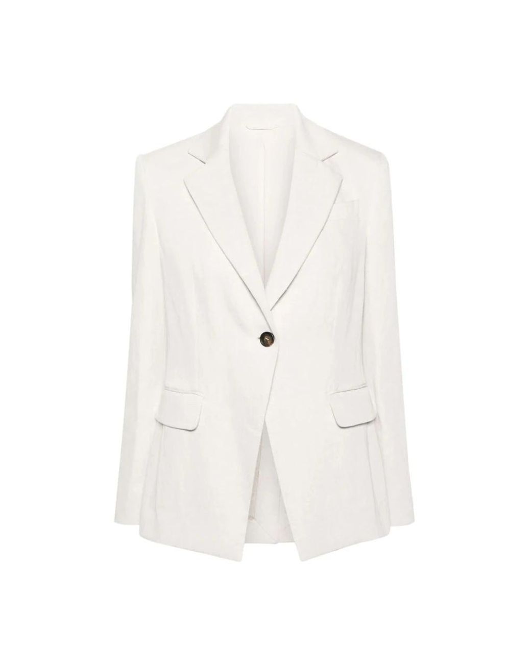 Brunello Cucinelli White Blazers