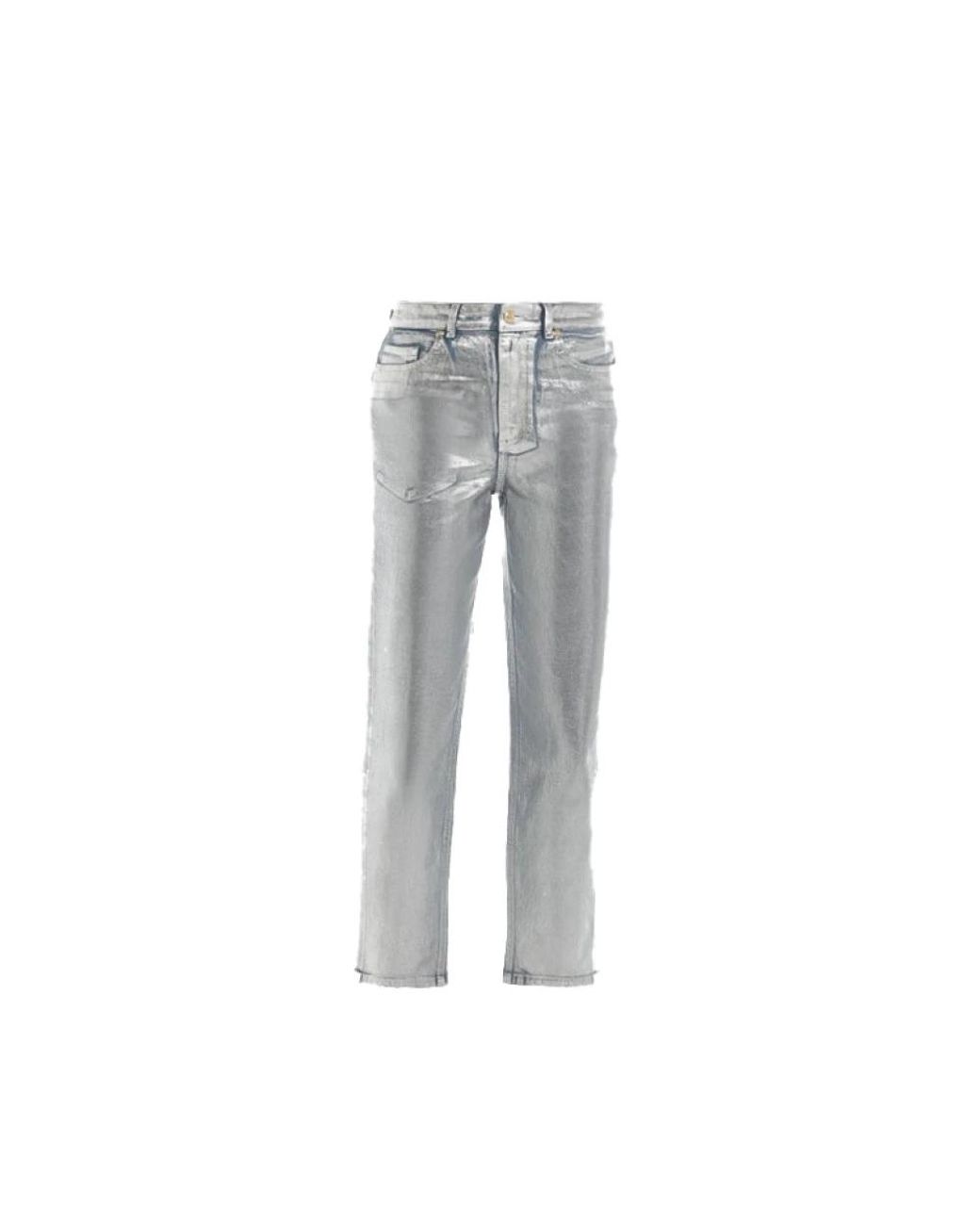 Just Cavalli Gray Cropped Jeans