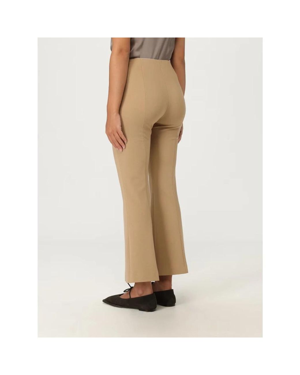 Liviana Conti Natural Wide Trousers