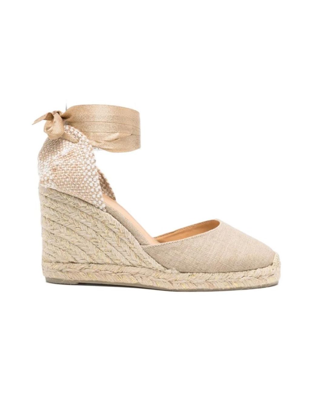 Castaner Metallic Carina Keilabsatz Espadrilles