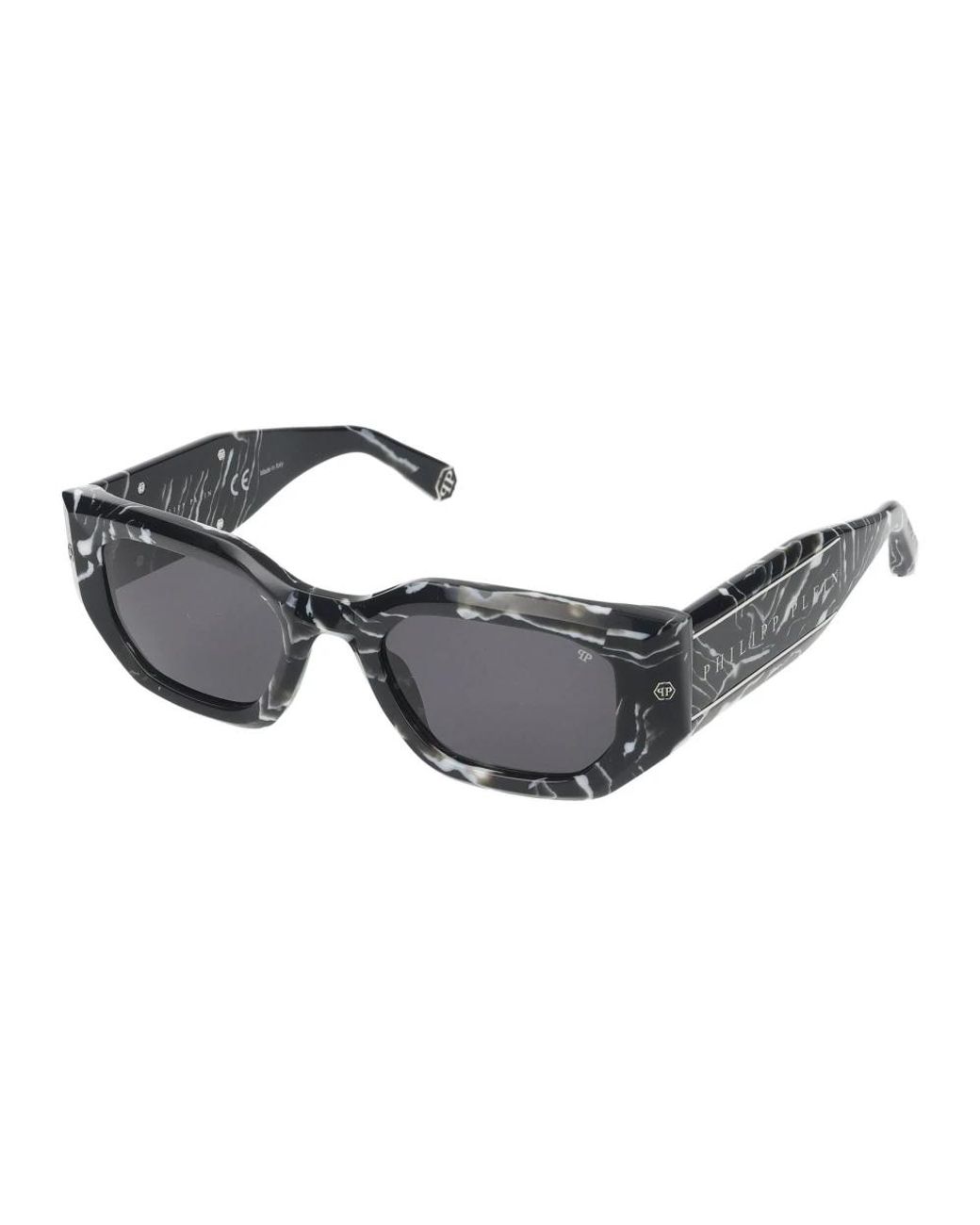 Philipp Plein Gray Sunglasses