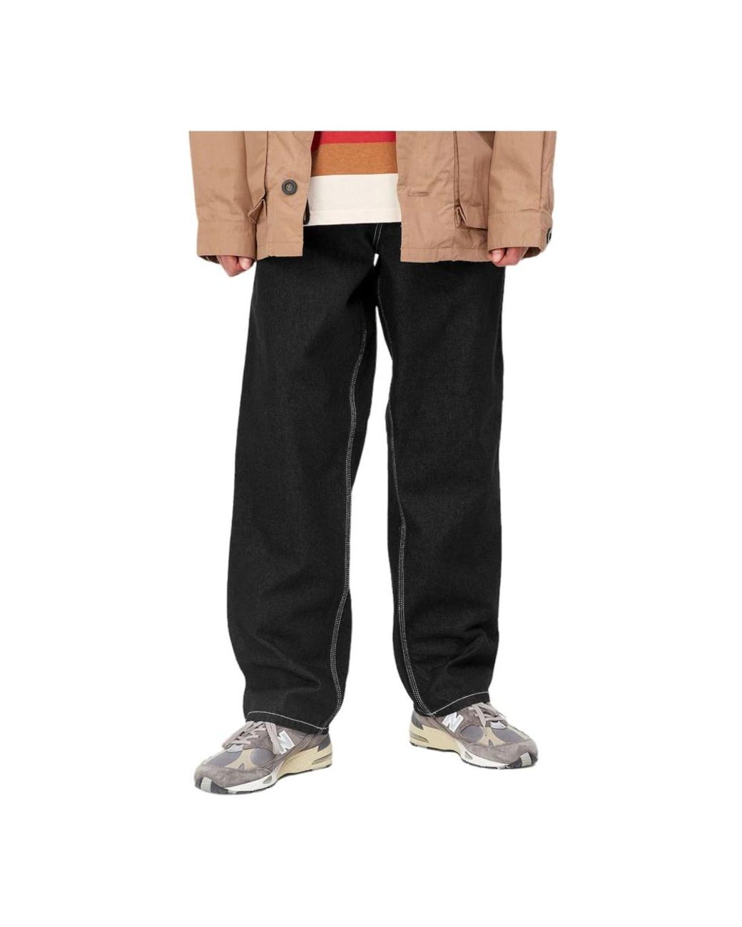 Carhartt Black Straight Fit Jeans for men