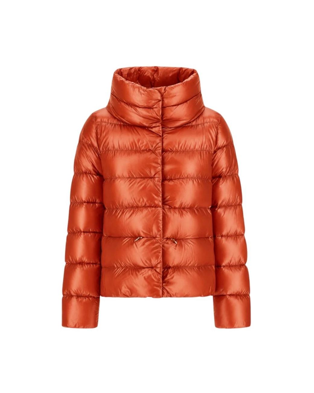 Herno Jassen ,Bruin ,Nylon Cappa in het Orange