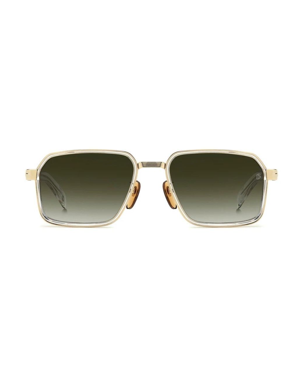 David Beckham Green Sunglasses
