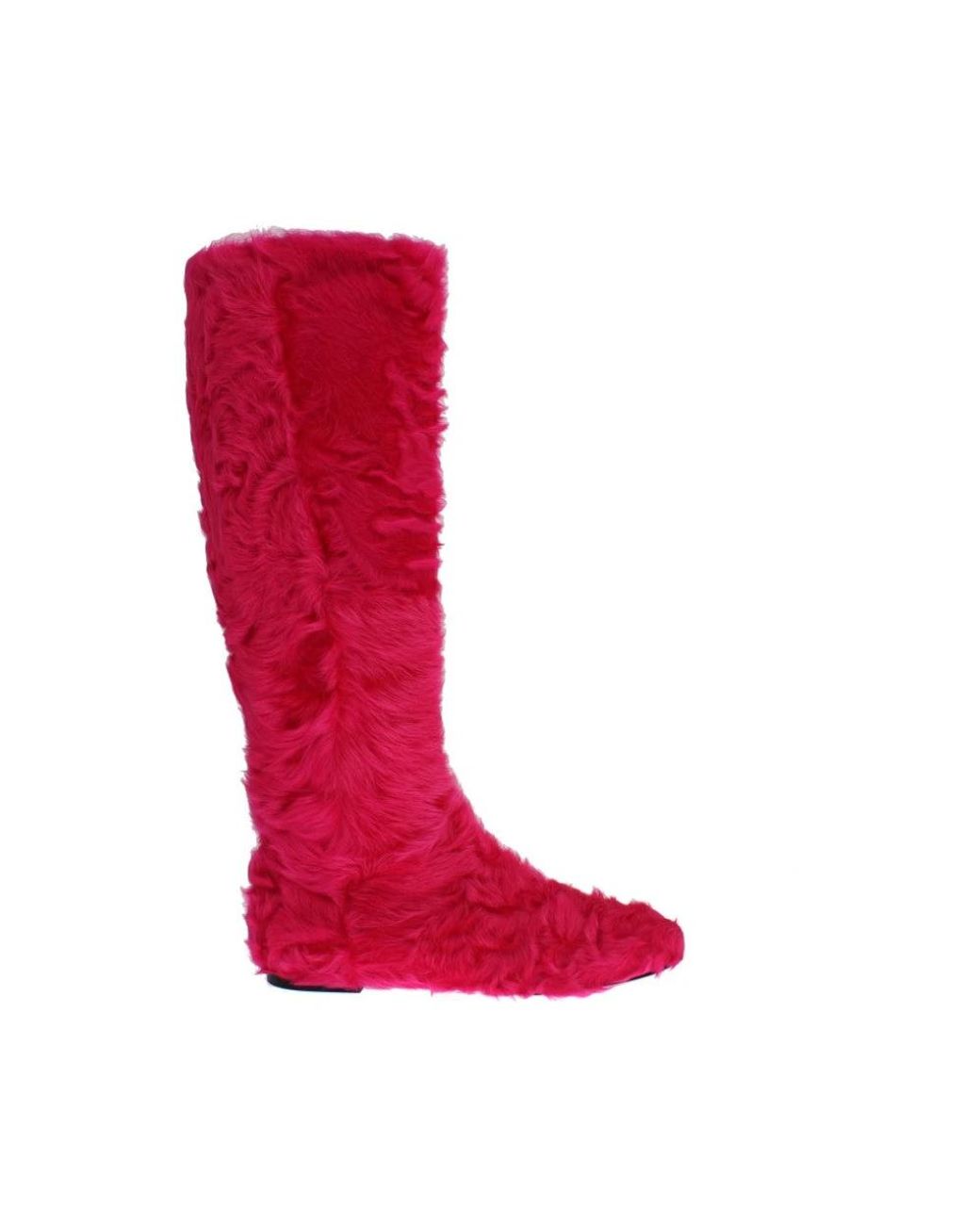 Dolce & Gabbana Red Winter Boots