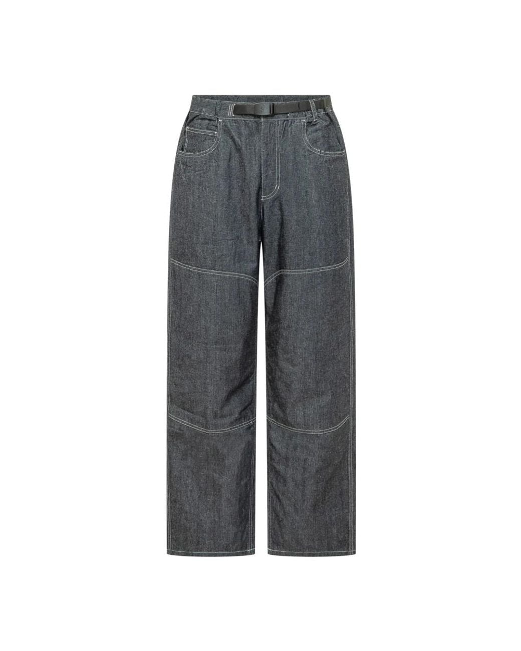 Gramicci Gray Straight Trousers for men