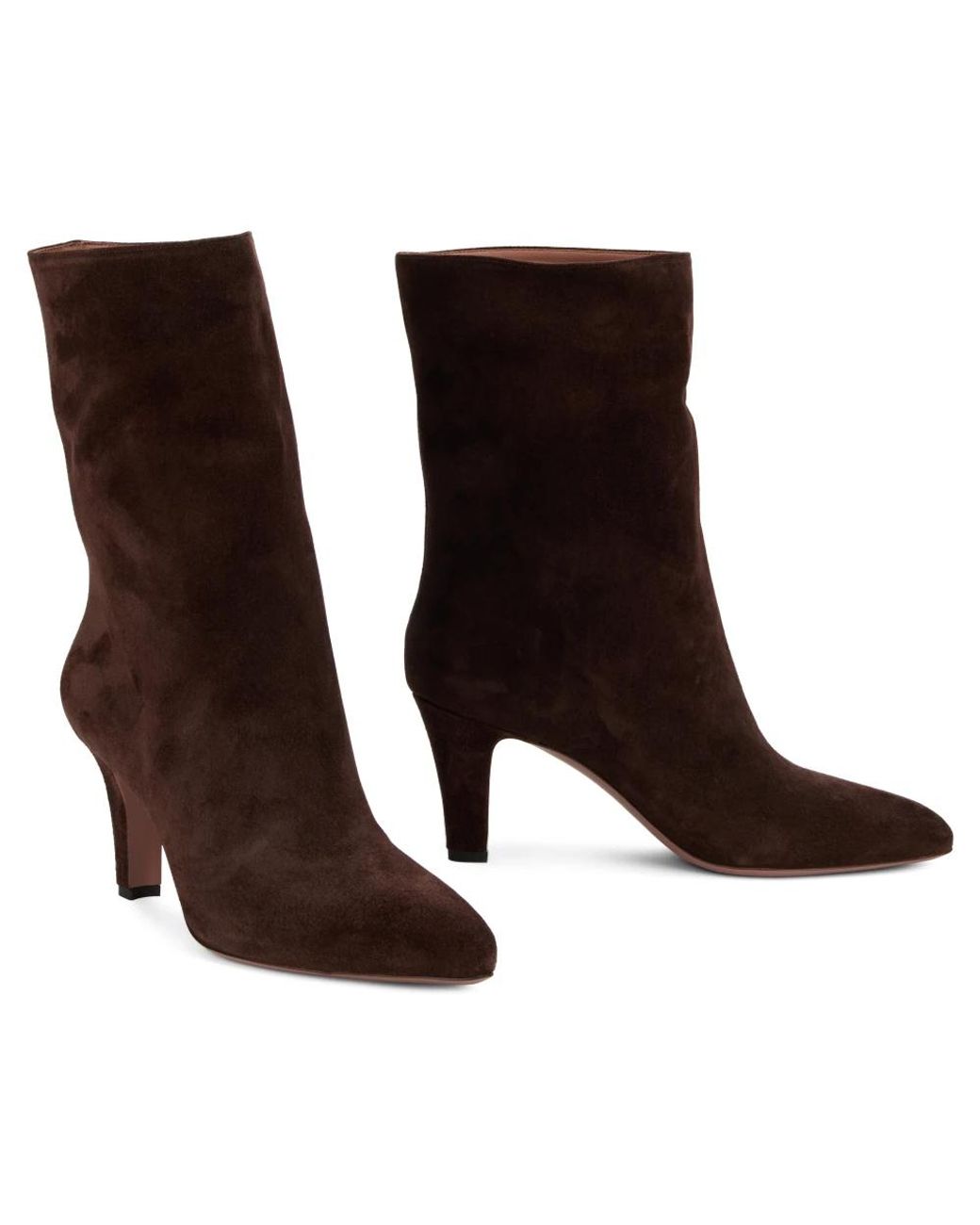 Paris Texas Brown Heeled Boots
