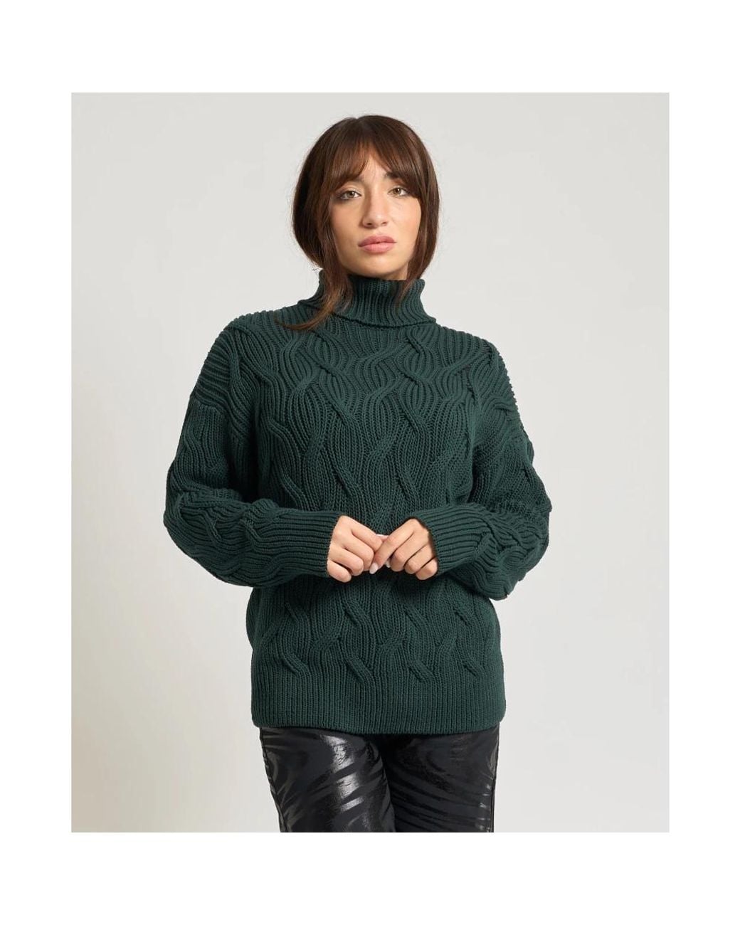 ARMANI EXCHANGE Green Turtlenecks