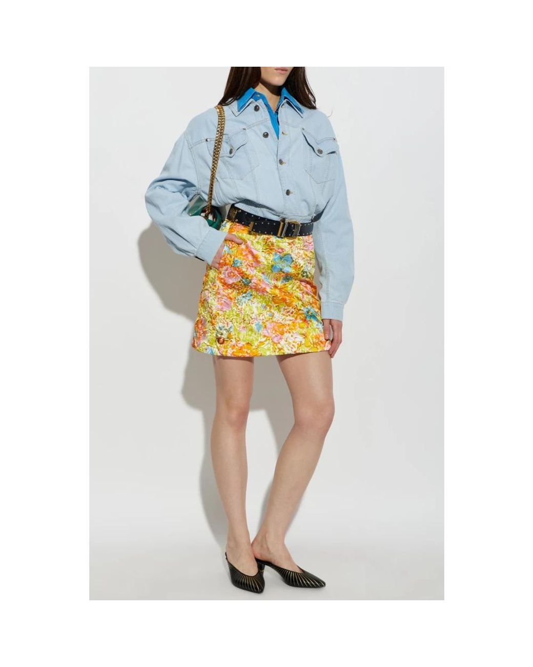 Denim Jackets Versace en coloris Blue