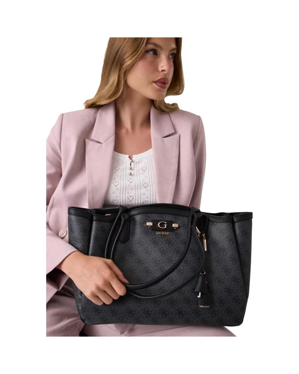Guess Black Shopping Bags
