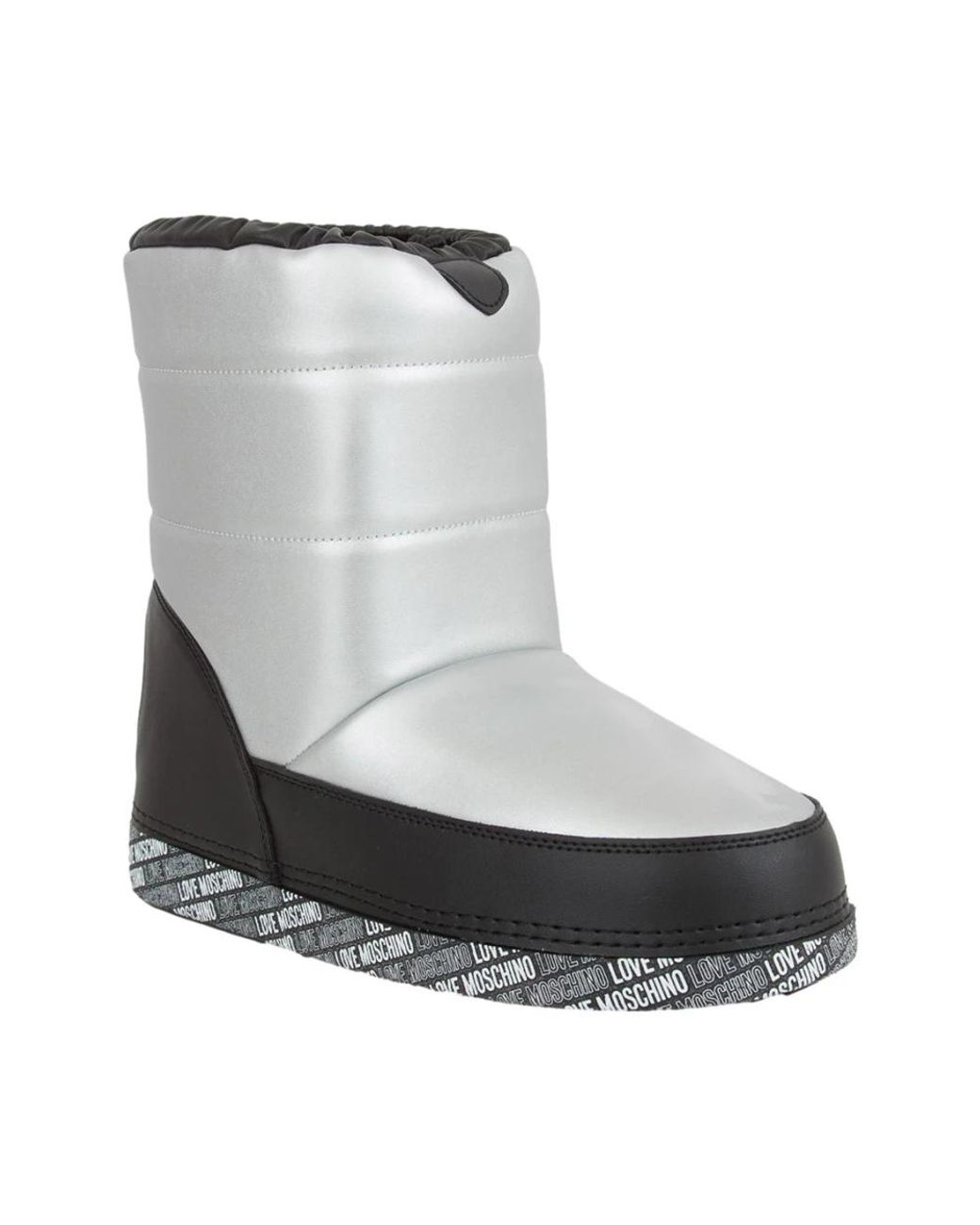 Love Moschino Gray Winter Boots