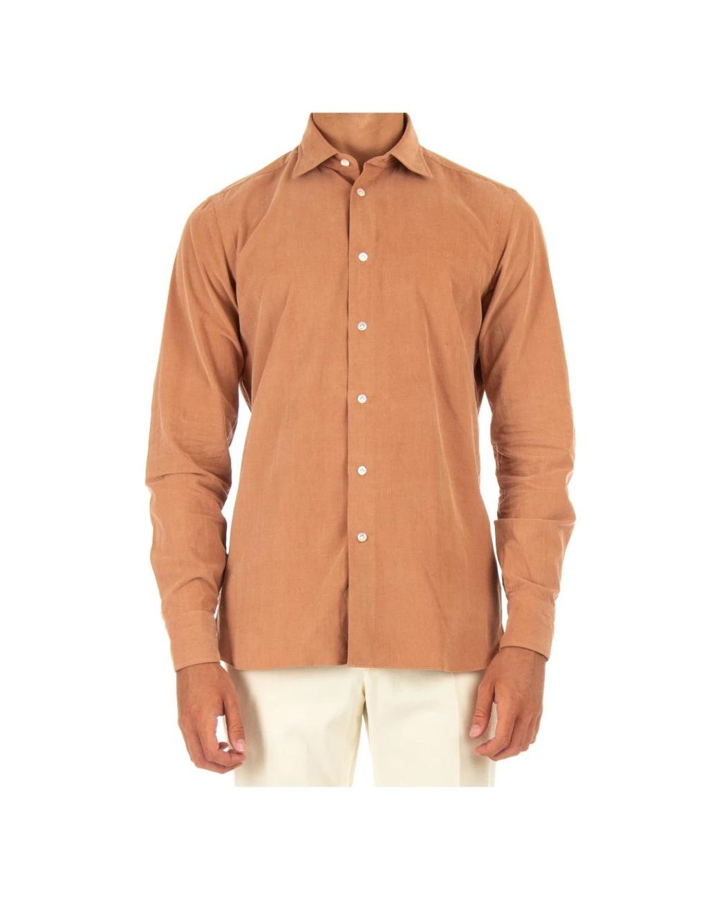 Borriello Brown Casual Shirts for men