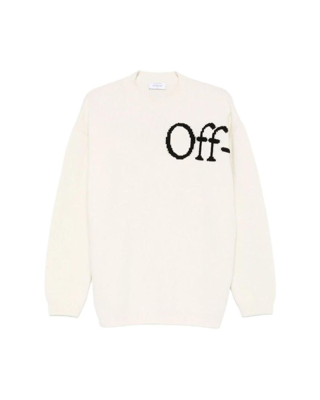 Off-White c/o Virgil Abloh White Round-Neck Knitwear for men
