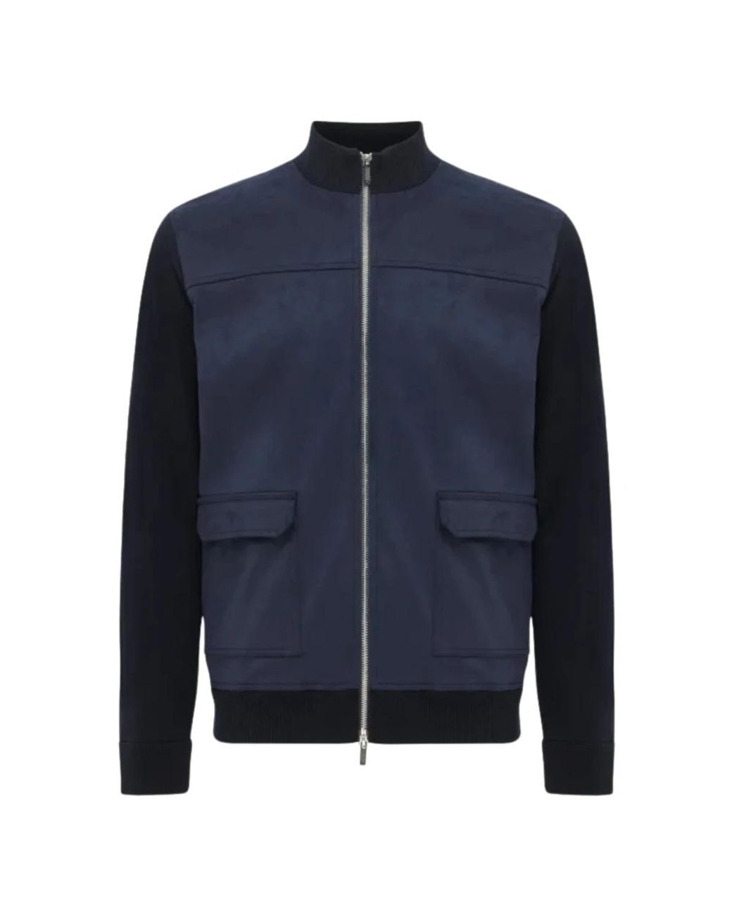 Gentiluomo Blue Bomber Jackets for men