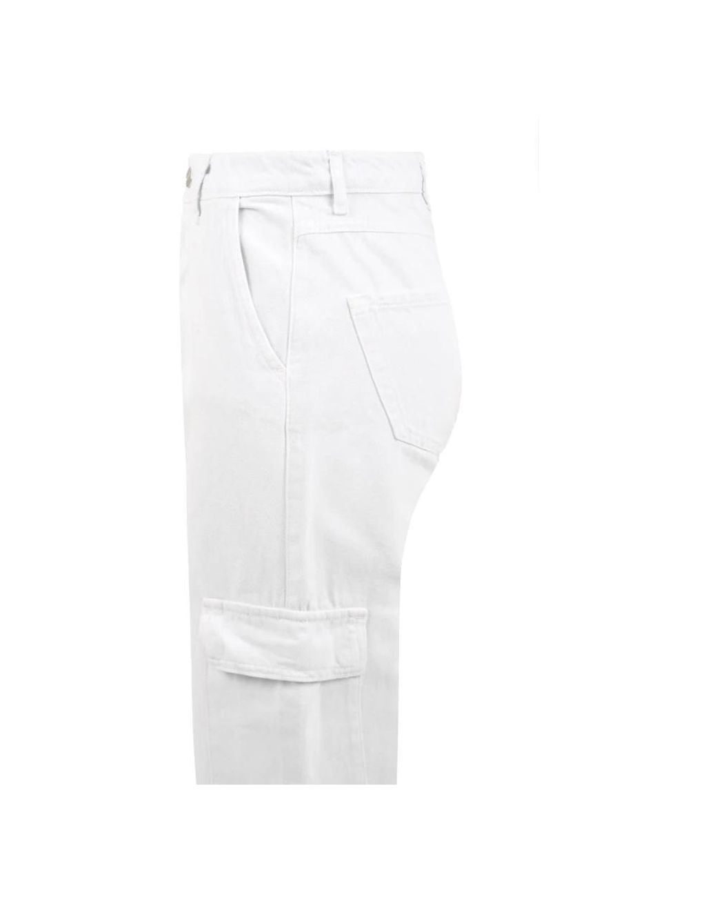 hinnominate White Straight Trousers