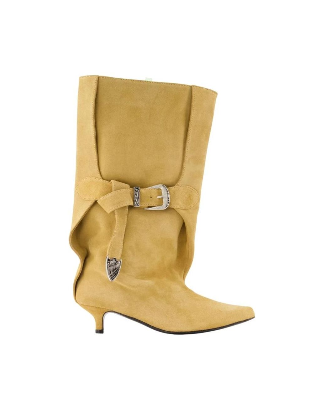 Toga Yellow Heeled Boots